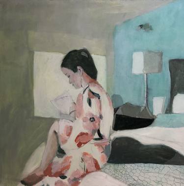 Original Figurative Home Paintings by Emma Franc