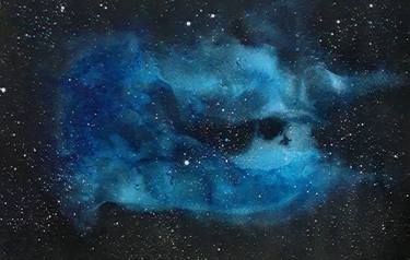 Saatchi Art Artist Blue Moon - Heike Schmidt; Paintings, “Cosmic Nebula” #art