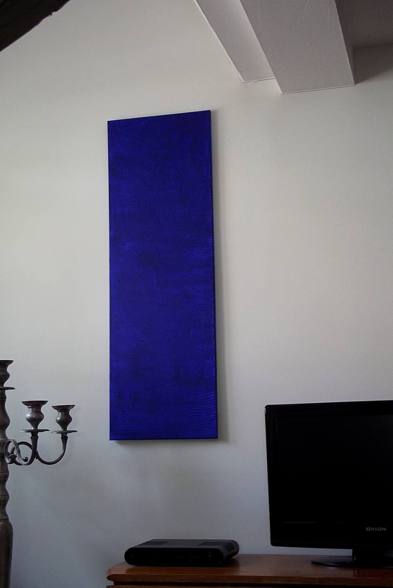 Original Abstract Painting by Blue Moon - Heike Schmidt