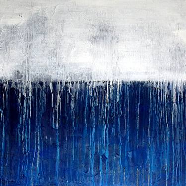 Original Abstract Paintings by Blue Moon - Heike Schmidt