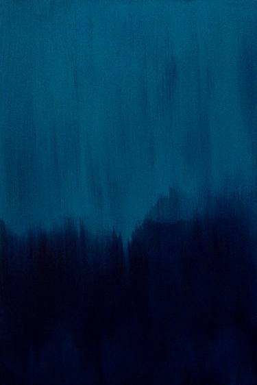 Original Minimalism Abstract Paintings by Blue Moon - Heike Schmidt
