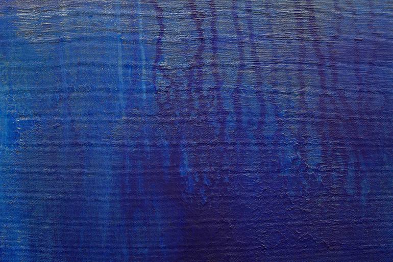 Original Abstract Painting by Blue Moon - Heike Schmidt