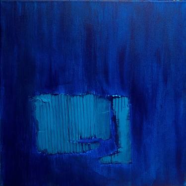 Original Minimalism Abstract Paintings by Blue Moon - Heike Schmidt