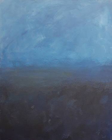 Original Minimalism Abstract Paintings by Blue Moon - Heike Schmidt