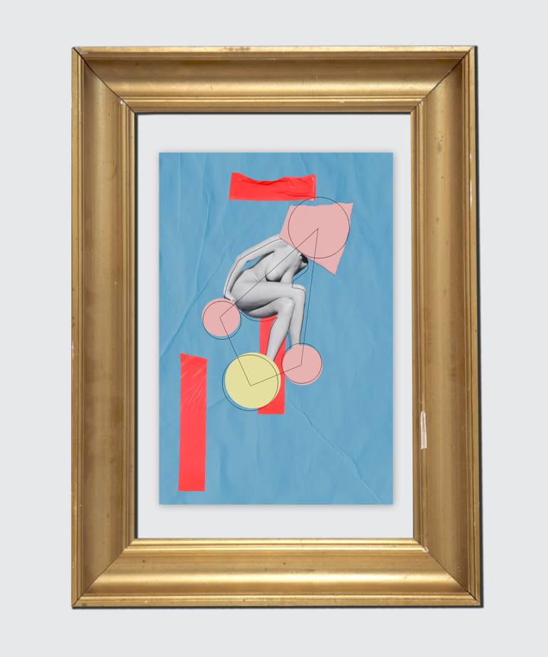 Original Conceptual Body Mixed Media by Philippe Merie