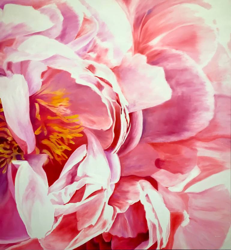 Original Photorealism Floral Painting by Eckhard Besuden