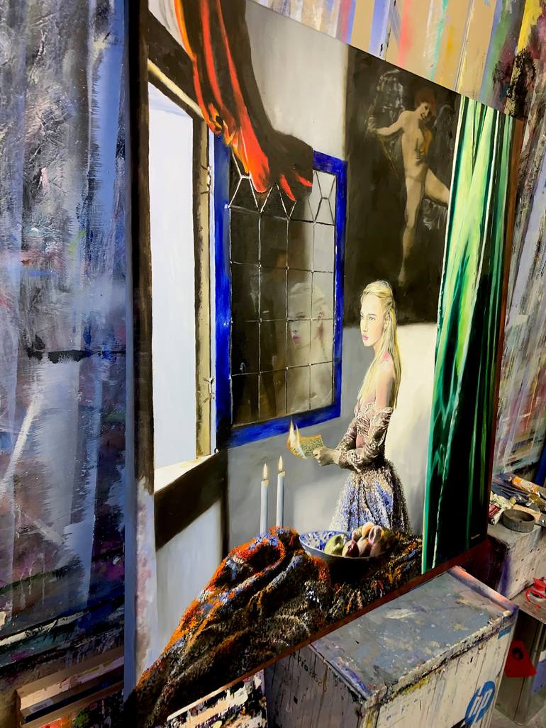 Original Baroque Performing Arts Painting by Eckhard Besuden