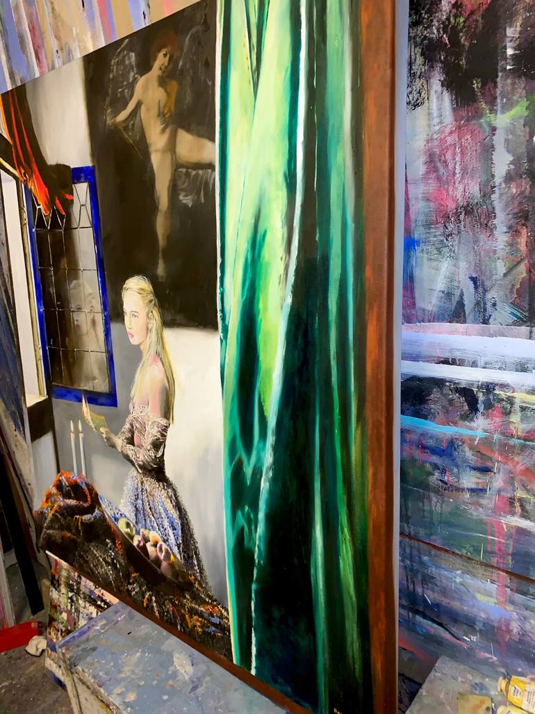 Original Baroque Performing Arts Painting by Eckhard Besuden