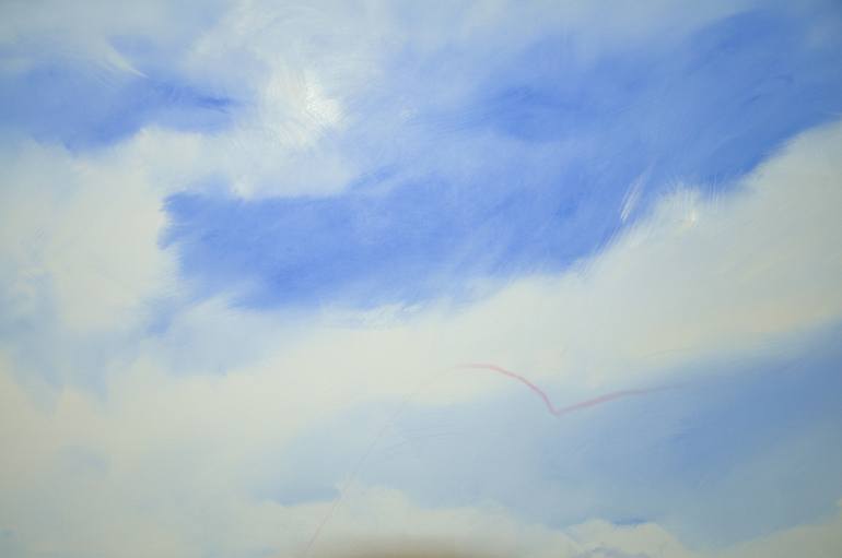 Original Conceptual Landscape Painting by Eckhard Besuden