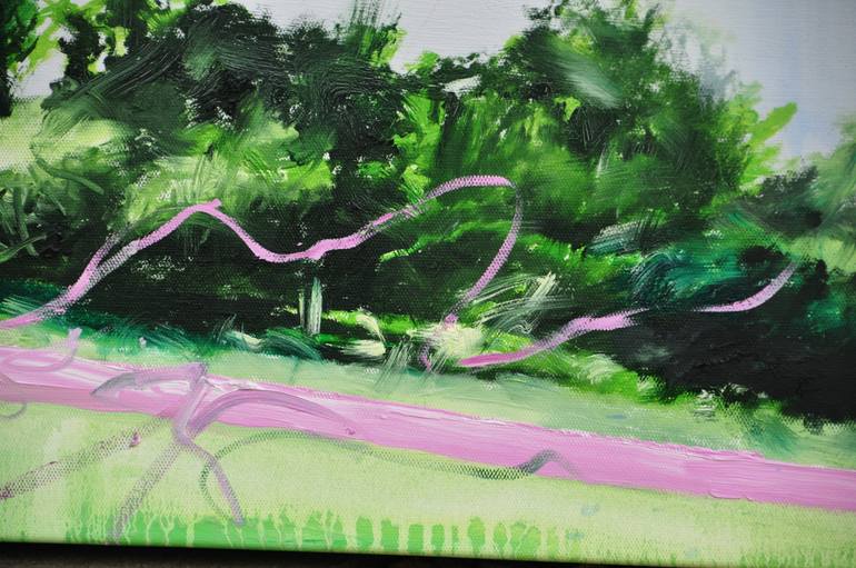 Original Conceptual Landscape Painting by Eckhard Besuden