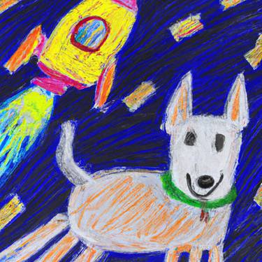 Original Fine Art Dogs Digital by Youngb Yune