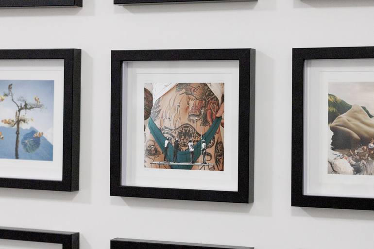Original Surrealism Women Collage by Fabian Artunduaga - Housecatstudio