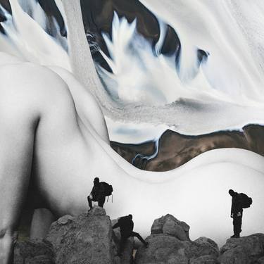 Original Surrealism Women Collage by Fabian Artunduaga - HouseCatStudio