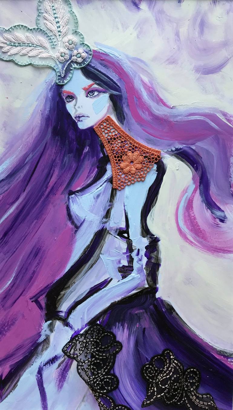 Original Fashion Mixed Media by Elisabeth Grosse