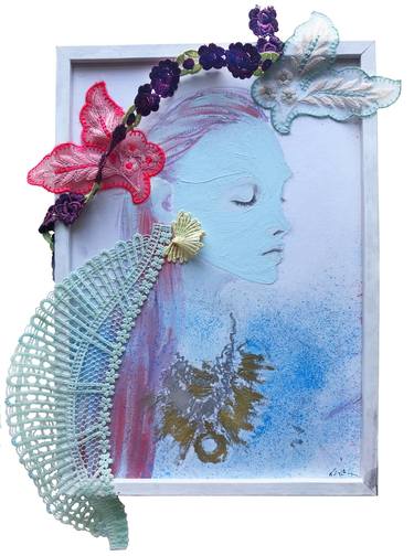 Original Fashion Mixed Media by Elisabeth Grosse