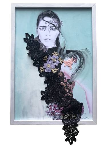 Original Figurative Fashion Mixed Media by Elisabeth Grosse