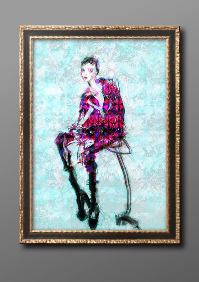 Original Illustration Fashion Digital by Elisabeth Grosse