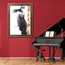 modern decor, victorian, puristic set, grand piano