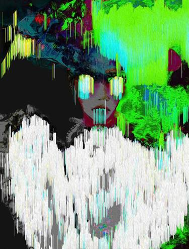 Original Portraiture Music Mixed Media by Elisabeth Grosse