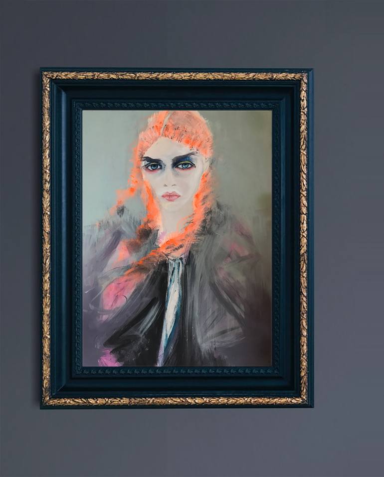 Original Figurative Women Painting by Elisabeth Grosse