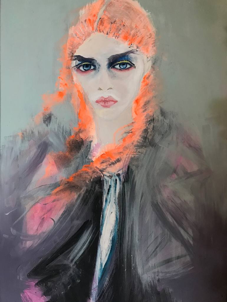 Original Figurative Women Painting by Elisabeth Grosse