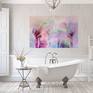 marble interior, rose colour art, pastels
