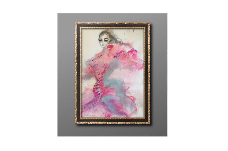 Original Figurative Health & Beauty Painting by Elisabeth Grosse