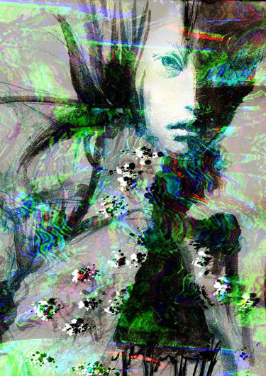 Print of Abstract Expressionism Fashion Digital by Elisabeth Grosse