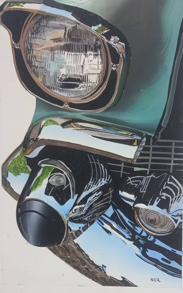 Original Realism Automobile Paintings by Nick Rodgers