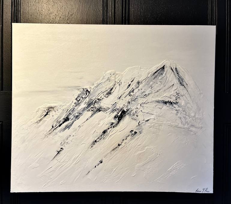 Original Abstract Expressionism Landscape Painting by Fiona J Rose