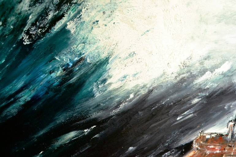 Original Abstract Expressionism Abstract Painting by Fiona J Rose