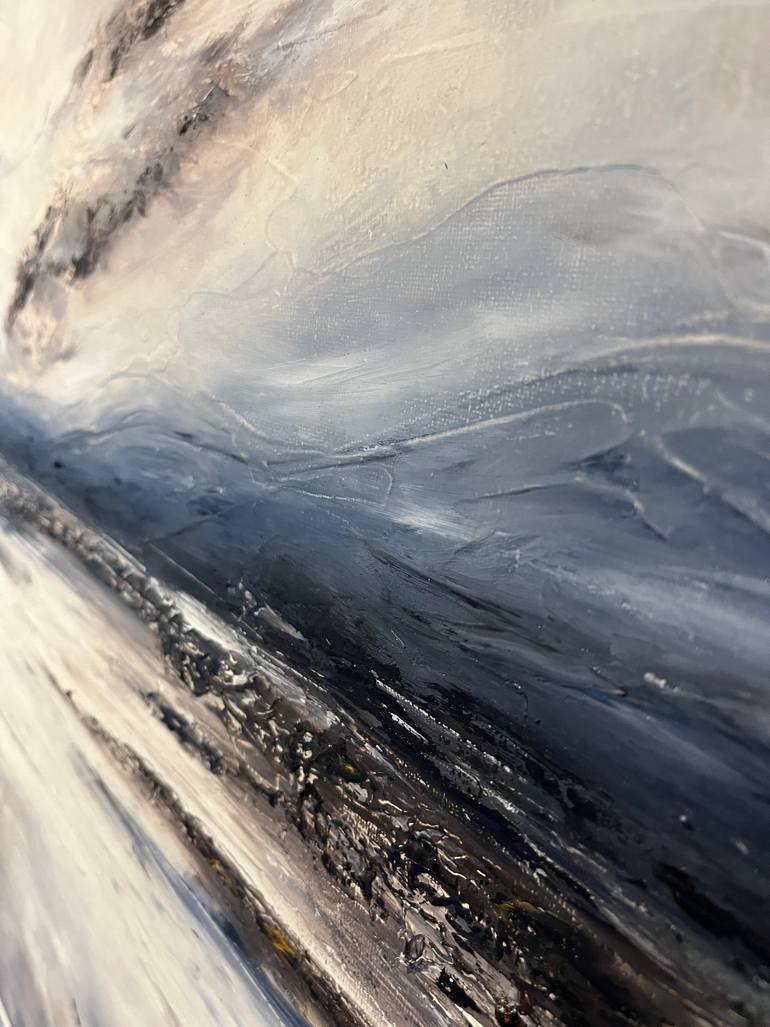 Original Abstract Landscape Painting by Fiona J Rose