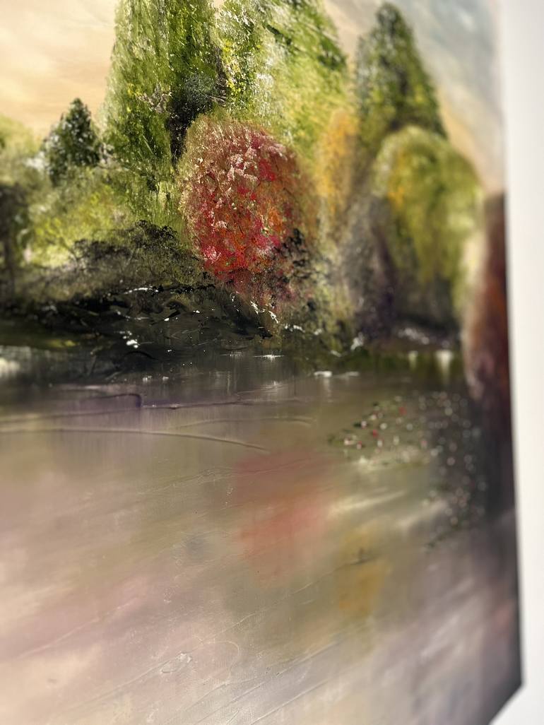 Original Impressionism Water Painting by Fiona J Rose