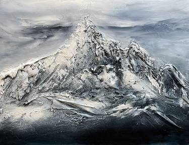 Original Surrealism Landscape Painting by Fiona J Rose