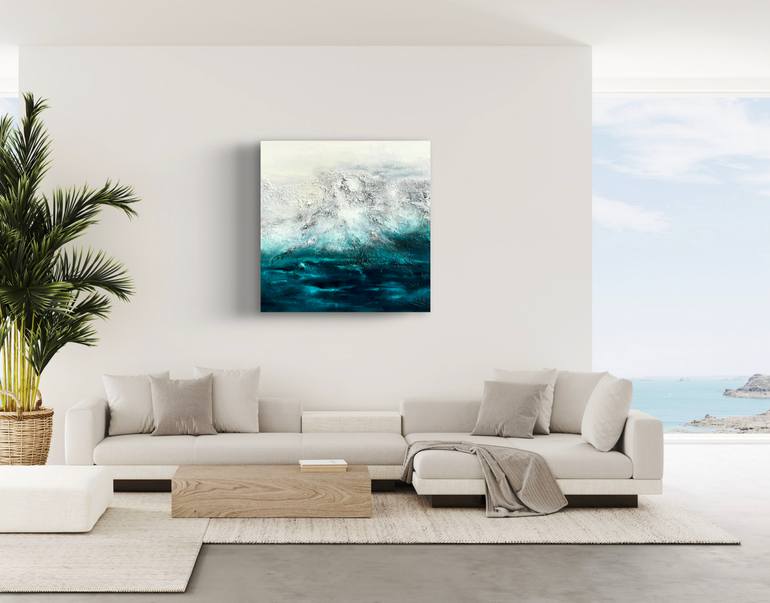Original Abstract Expressionism Abstract Painting by Fiona J Rose