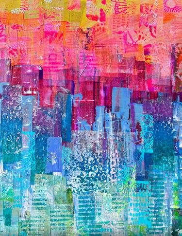 Print of Abstract Mixed Media by Lizzy Mango