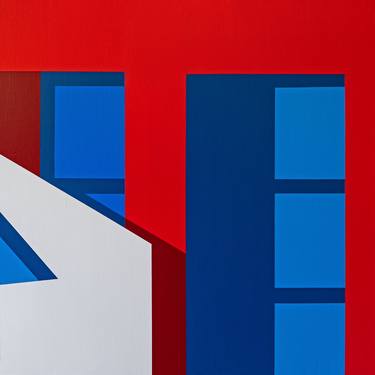 Original Geometric Paintings by WENJIE JIN