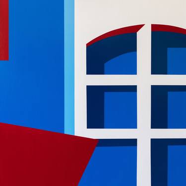 Original Geometric Paintings by WENJIE JIN