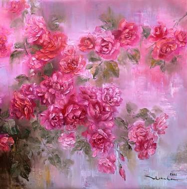 Original Impressionism Floral Paintings by Thien Ha