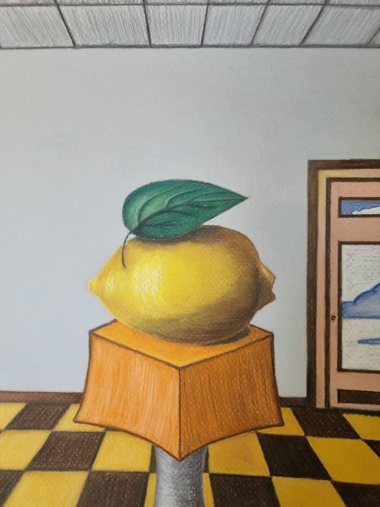 Original Surrealism Still Life Drawing by Lili Cabarli