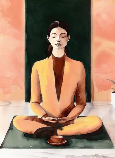 Original Minimalism People Digital by Maria Krasnova