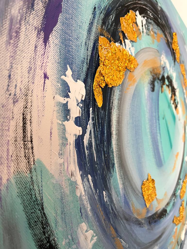 Original Abstract Expressionism Abstract Painting by Andreea Neagoe