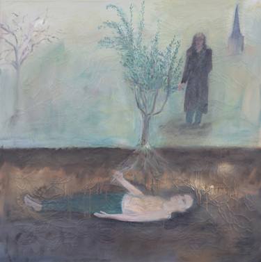 Print of Expressionism Mortality Paintings by stephanie brunton