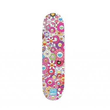 Red Flower Skateboard Deck | Yang Gallery thumb