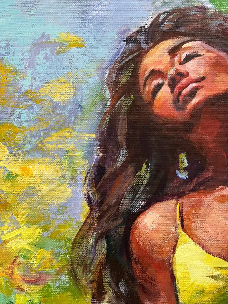 Original Contemporary Seasons Painting by Larissa Abtova