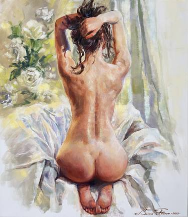 Print of Nude Paintings by Larissa Abtova