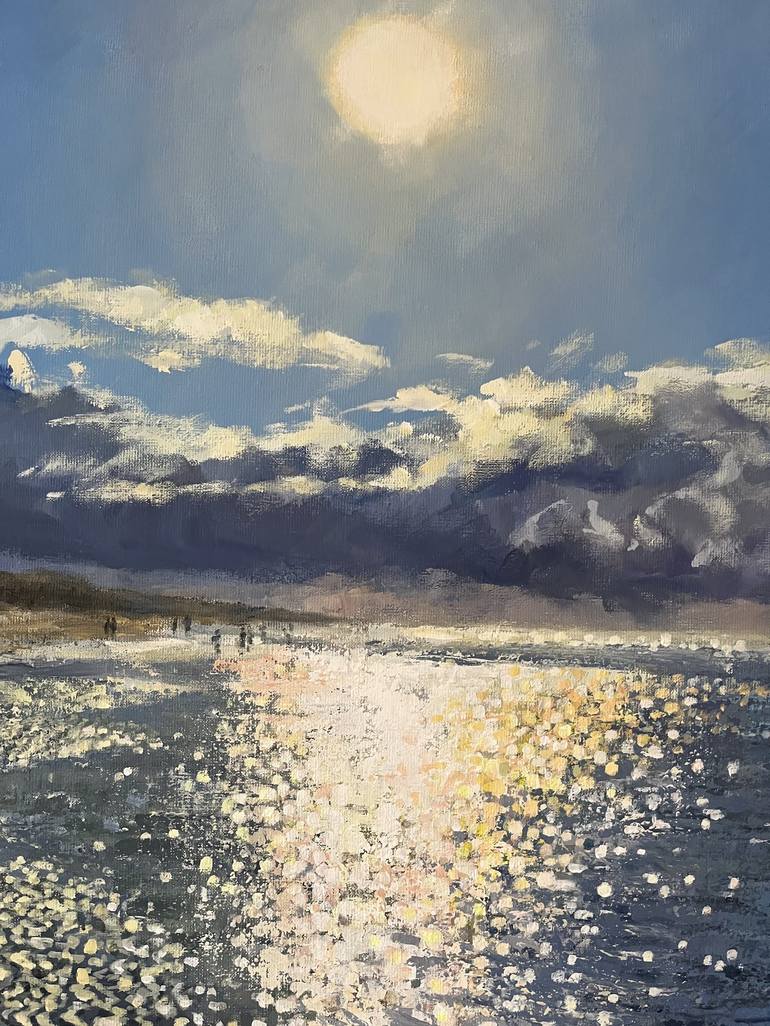 Original Contemporary Seascape Painting by Larissa Abtova