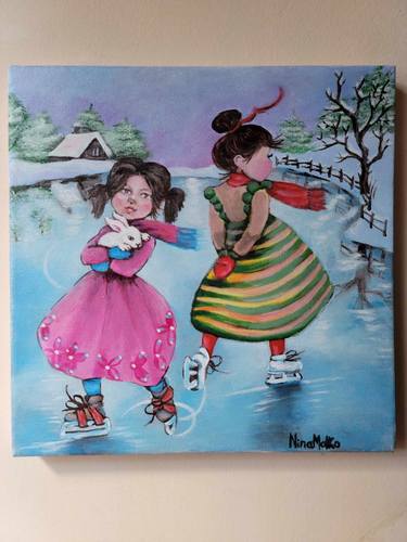 Original Children Paintings by Nina Molko