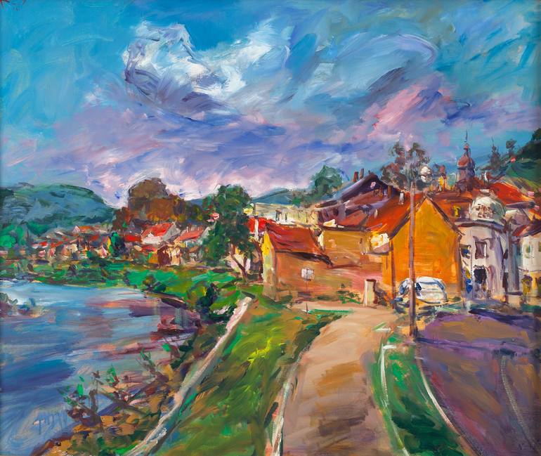 Kostajnica Painting by Davorin Radić | Saatchi Art