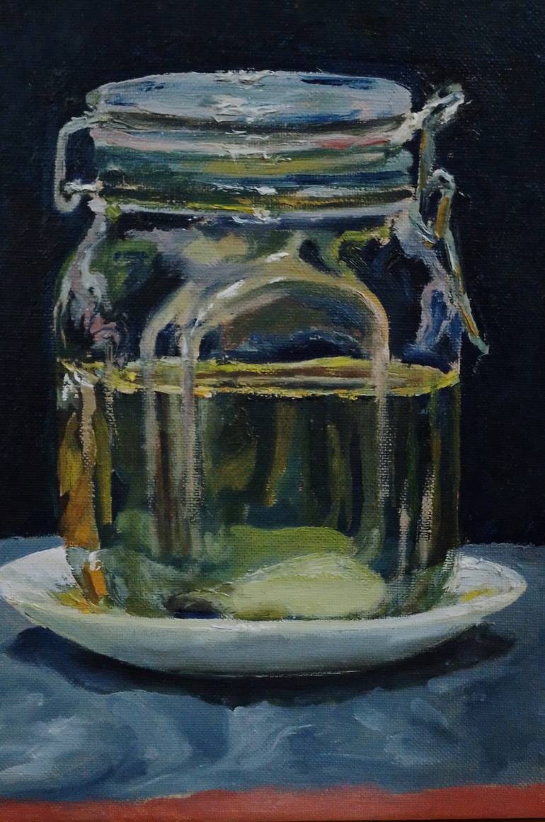 Original Realism Still Life Painting by Salgado Goonaratne